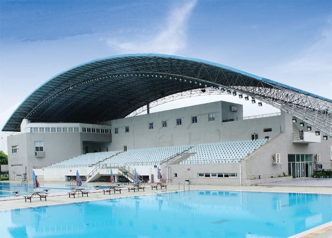 安国游泳馆网架